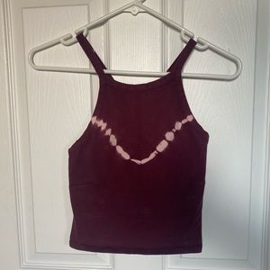 Maroon tank top